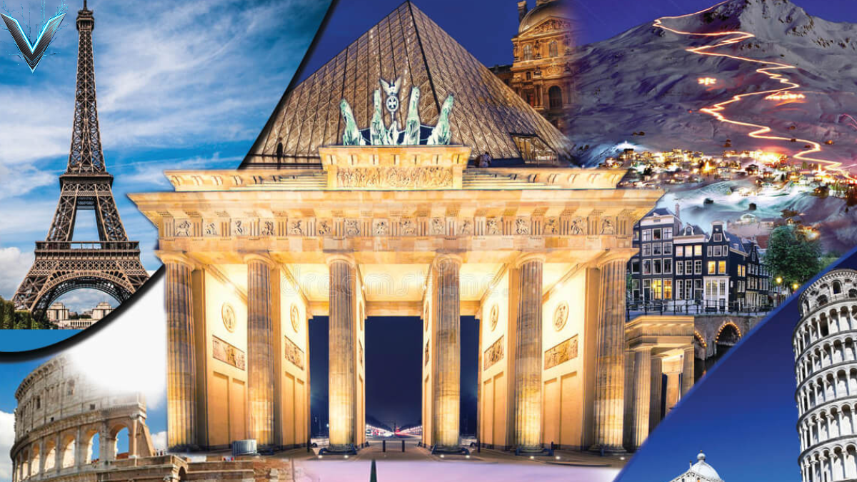 Europe Traveling : Summer 4 Countries Holiday travel .