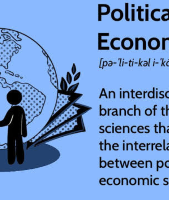 Political economy is the study of how politics and economics interact, and how governments, institutions, and markets influence the distribution of wealth, resources, and power in society. Its origins can be traced back to thinkers such as Adam Smith, David Ricardo, and Karl Marx, who examined the relationship between economic production, social classes, and government policies. During the eighteenth and nineteenth centuries, political economy emerged as a way to understand industrialization, trade, taxation, and labor relations, helping societies respond to rapid economic change. Over time, the field expanded to include topics such as globalization, public policy, inequality, development, and environmental sustainability. In the real world, political economy affects everyday life, because government decisions on taxation, healthcare, education, trade, and regulation influence employment opportunities, living standards, and access to essential services. For example, policies that encourage investment can stimulate economic growth, while weak institutions may contribute to corruption and unequal wealth distribution. Political economy also helps explain why some countries achieve long-term prosperity, while others struggle with poverty and instability. By analyzing the connections between economic systems and political power, political economy provides valuable insights into social challenges, economic development, and the creation of policies that promote both efficiency and fairness, making it an essential field for understanding modern societies and their future direction.