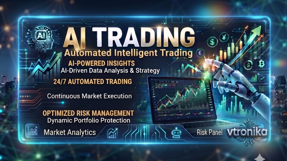 AI Trading, or Automated Intelligent Trading, is a revolutionary and modern technology in today’s financial and stock markets that is entirely powered by artificial intelligence, machine learning, and advanced algorithms, bringing about a massive transformation in traditional trading methods and making the process faster, more accurate, and highly effective. In traditional trading, humans had to manually monitor charts, analyze market trends, and make decisions driven by emotions and psychological pressures, but AI Trading completely eliminates these human limitations and emotions—such as greed, panic, and haste—by operating entirely through data-driven and automated software systems. The greatest strength of this technology lies in its ability to process and analyze global financial markets, millions of data points, historical charts, news reports, and social media sentiments within a fraction of a second, allowing it to grasp market trends much faster than humans and make accurate decisions at the precise moment. AI Trading systems utilize machine learning algorithms that automatically learn from historical data, adapt to new strategies, and continuously improve their accuracy over time, meaning the longer the system operates in the market, the smarter and more effective it becomes. Because these trading platforms are fully automated, they can operate around the clock without interruption or fatigue, giving traders worldwide the freedom to capitalize on every market opportunity day or night without missing a single profitable trade. However, the risk factor in AI Trading is not entirely eliminated, as sudden economic crises, geopolitical tensions, or unexpected market shocks can sometimes confuse algorithms, making human oversight, risk management tools, and regular strategy updates essential. Overall, AI Trading has become the pathway of the future for modern investors and traders, significantly multiplying profit opportunities in financial markets through speed, precision, and the power of data, with its scope expected to expand even further through the convergence of financial literacy and technology.