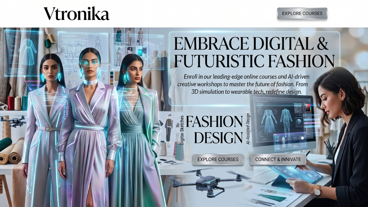 Digital aur futuristic fashion design aaj ki modern technology, 3D modeling, artificial intelligence, aur wearable computing ka ek behtareen sangam hai, jo libas ki riwayati tareef ko hamesha ke liye badal raha hai, kyunki ab libas sirf jism dhanpne ka zariya nahi raha, balki digital pehchan, technological tajurba, aur artistic expression ka markaz ban chuka hai. Designers ab sirf physical kapray, dhang ke dhage, aur silai machines tak mehdood nahi hain, balki woh software, virtual reality, aur sophisticated algorithms ka istemal karke aise digitally simulated silhouettes, holographic textures, aur cybernetic patterns create kar rahe hain, jo physical dunya ki pabandiyon se bilkul azaad hain. Is digital inqilaab ne runway shows, editorial photoshoots, aur personal styling ke pore dharay ko tabdeel kar diya hai, jahan virtual avatars, metaverse environments, aur augmented reality filters ke zariye log bina kisi kapray ko physically chuye, usay digital dunya me pehan sakte hain, flaunt kar sakte hain, aur share kar sakte hain. Smart textiles aur futuristic wearable technology ne kapray ke reshon ke andar micro-sensors, conductive threads, biometric monitors, aur dynamic color-changing elements ko shaamil kar diya hai, jiske nateeje me kapra maahol ke darja hararat, roshni ke rukh, aur pehanne wale ki heartbeat ke mutabiq apna rang, shape, aur texture tabdeel karne ki salahiyat rakhta hai. 3D printing technology ne complex geometric structures, futuristic body armors, aur seamless architectural garments banana aasan kar diya hai, jahan fabric ki raw waste bilkul zero ho jati hai, cutting aur stitching ke traditional ziyan se bacha jata hai, aur har design pehanne wale ki jism ki 3D scanning ke mutabiq millimeter-level accuracy par tailor kiya jata hai. Yeh digital aur scientific tarz-e-amal na sirf aesthetic aur avant-garde visual looks provide karta hai, balki sustainable fashion ke naye raste kholta hai, manufacturing cost ko dramatically kam karta hai, aur global supply chain ke dharay ko local digital fabrication ki taraf morh deta hai. Digital aur futuristic fashion ka mustaqbil physical aur virtual reality ke baahmi rabtay, phygital shopping models, aur personalized digital identity par mabni hoga, jahan har shakhs ek unique physical libas khareedne ke saath uska digital NFT ya virtual wearable twin bhi hasil karega, taake woh digital platform, social gaming spaces, aur physical mehfilon me barabar ka impact chhorh sake. Generative AI tools designers ko aane wale trends ki peshgoi karne, unconventional design variations seconds me generate karne, aur creative boundary lines ko cross karne me madad de rahe hain, jisse fashion industry fast-paced, highly customized, aur hyper-futuristic vision ki taraf barh rahi hai. Bil-aakhir, futuristic fashion design technology ko insani styles, self-expression, aur artistic visual storytelling ke saath yakja karke aisi dunya tameer kar raha hai, jahan creativity ki koi physical hadd nahi, aur libas insani imagination ka aaina ban kar ubhar raha hai.