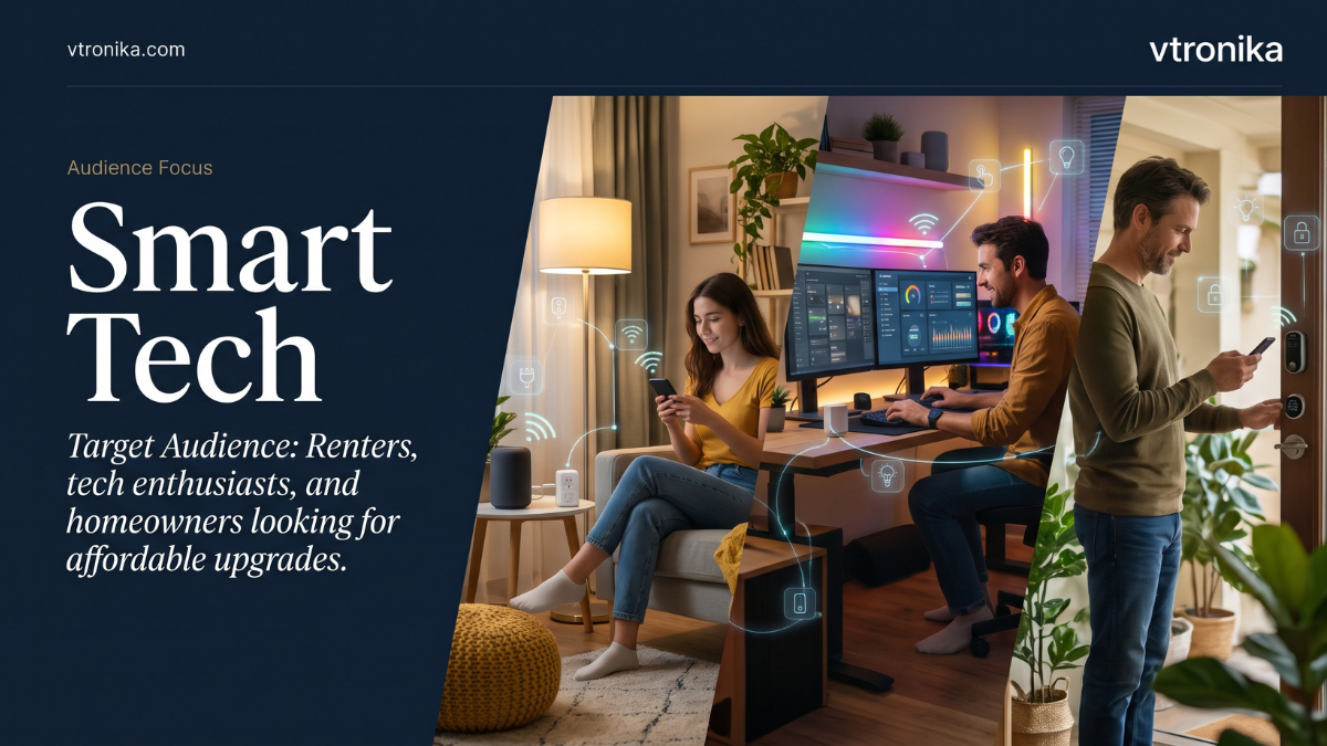 The rapidly expanding smart home market is no longer exclusively reserved for wealthy property owners with custom-built houses, as innovative tech companies are now specifically designing highly adaptable, non-invasive digital solutions tailored directly for modern renters, providing them with wireless smart bulbs, plug-and-play security cameras, and temporary door sensors that instantly modernize an apartment without ever risking a landlord's security deposit, breaking lease agreements, or requiring complex structural modifications. Simultaneously, this diverse technological ecosystem actively caters to passionate tech enthusiasts, who constantly seek out the absolute bleeding edge of home automation, meticulously building complex, heavily integrated networks where open-source platforms, advanced voice-activated command centers, and custom API routines seamlessly communicate with one another, transforming standard living spaces into highly responsive, futuristic environments that perfectly reflect their deep understanding of digital connectivity and cutting-edge software integration. Finally, for budget-conscious homeowners looking for affordable yet highly impactful property upgrades, this accessible new wave of smart technology offers the perfect balance of daily convenience and long-term financial return, allowing them to strategically install intelligent thermostats, cost-effective video doorbells, and automated Wi-Fi lighting systems that significantly reduce monthly utility bills, drastically enhance overall neighborhood security, and ultimately increase the true market value of their family home without ever requiring a massive, prohibitive upfront financial investment.