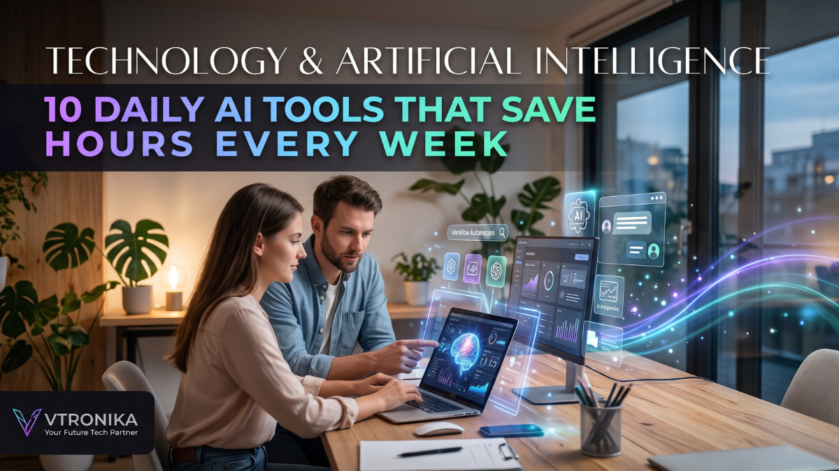 Technology and Artificial Intelligence (AI) have fundamentally revolutionized modern productivity, transforming exhaustive, hours-long tasks into seamless, automated operations completed in seconds. In an increasingly competitive digital landscape where time is the ultimate leverage, integrating targeted AI applications into daily workflows has transitioned from a novel experiment into an operational necessity for professionals, creators, and business leaders. From synthesizing vast research papers and drafting executive correspondence to debugging complex codebases and managing calendar logistics, intelligent tools eliminate cognitive overload, optimize daily output, and routinely return hours of productive focus to your week. A well-orchestrated suite of ten foundational AI tools powers this efficiency shift across every core professional domain. Advanced generative engines like ChatGPT, Claude, and Perplexity AI streamline deep-dive research, analytical drafting, and rapid information verification, while visual utilities such as Midjourney and Canva Magic Studio accelerate asset creation without design bottlenecks. Operational platforms like Notion AI, alongside automated transcription assistants such as Otter.ai and Fireflies.ai, effortlessly capture meeting minutes, extract action items, and maintain organized documentation. For technical and repetitive operations, developer copilots like Cursor and GitHub Copilot drastically shorten programming cycles, while workflow integrators like Make and Zapier Central run autonomous background automations that eliminate manual data transfer entirely. Adopting these tools as an integrated productivity stack turns technology into a personal force multiplier, freeing up valuable bandwidth for strategic execution and creative growth.