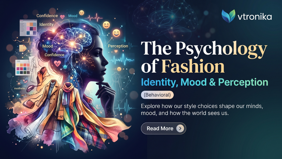 The Psychology of Fashion: Identity, Mood & Perception Fashion as External Identity, Self-Concept, and Personal Narrative Clothing serves as our most immediate, non-verbal medium of personal expression, translating internal values, creative identity, and cultural heritage into visible form. What you choose to wear each morning functions as an external autobiography, quietly communicating self-concept, personal boundaries, and social affiliations to surrounding observers. Rather than following trends passively, selecting a distinct silhouette, a tailored vintage cut, or an avant-garde aesthetic allows individuals to exert autonomy over how they are framed in public spaces. By treating your wardrobe as an extension of your creative self, dressing becomes an ongoing conversation between your private internal worldview and the public sphere, proving that fashion is not merely superficial adornment, but a continuous externalization of human identity. Enclothed Cognition, Mood Alteration, and the Mind-Body Link The connection between personal styling and psychological state is governed by enclothed cognition, a behavioral phenomenon demonstrating how the symbolic meaning and physical feel of garments directly impact mental focus and emotional well-being. Slipping into structured tailoring, crisp natural fibers, or intentional statement pieces triggers unconscious mental shifts, elevating subjective feelings of authority, focus, and resilience. Conversely, surrounding the body with soft, enveloping knits, breathable cotton textures, and warm, grounded color palettes calms an overstimulated nervous system, signaling safety, physical ease, and relaxation. When you curate an outfit to actively support a desired emotional outcome—dressing with intention before a high-stakes presentation or winding down in comforting tactile textures—you use clothing as a powerful tool to shape cognitive stamina, regulate mood, and boost emotional balance. Color Psychology, Sensory Aesthetics, and Daily Emotional Resonance The chromatic choices and sensory textures woven into our daily attire exert an immediate, subtle influence on neurochemistry and interpersonal resonance. Deep, grounding jewel tones like emerald green and navy blue project quiet composure and analytical stability, while warm, high-vibrancy pigments such as amber, terracotta, and soft saffron can stimulate optimism, social openness, and energy. Beyond visual hue, tactile interaction with premium fabrics—such as the breathability of washed linen, the warmth of brushed wool, or the fluid drape of raw silk—provides continuous sensory feedback that directly shapes self-assurance. Incorporating intentional color theory into your daily style transforms your closet from a place of decision fatigue into a wellness resource, allowing you to counter situational stress, uplift personal motivation, and project balanced confidence. Social Perception, First Impressions, and the Power of the Sartorial Mirror In human social dynamics, clothing operates as an instant cognitive heuristic, shaping the unspoken judgments others formulate within seconds of meeting you. Observers evaluate perceived competence, trustworthiness, and approachability based on garment fit, grooming coherence, and contextual appropriateness. However, the most profound psychological shift occurs in how your reflection alters internal self-perception, known as the sartorial mirror effect. When your external aesthetic aligns harmoniously with your internal self-worth, your physical posture straightens, eye contact becomes steadier, and social friction dissolves. Recognizing how the world reads your stylistic cues empowers you to navigate varied environments with strategic intention, ensuring your outward presentation authentically supports your personal voice, ambition, and inner peace.